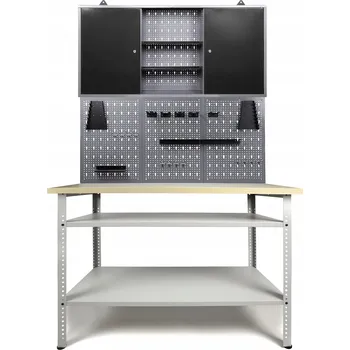 Dílenský stůl OLKIGROUP Dílenský ponk KLASIK I HOBBY ECONOMY (3dílná sestava, 120 cm)