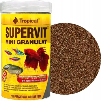 Krmivo pro rybičky Tropical Supervit Mini Granulat 250 ml 162,5 g Granulované krmivo pro ryby