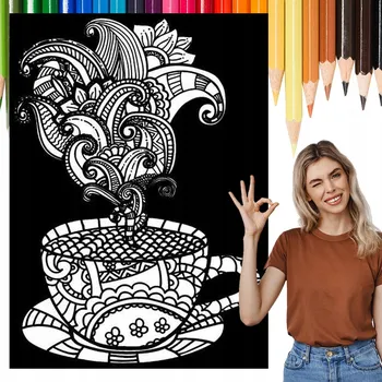 omalovánky Zamatová omalovánka Fandy Šálek