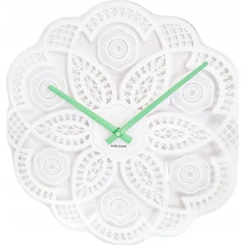 Hodiny Nástěnné hodiny Karlsson bílé 38 Cm