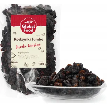 Sušená potravina Rozinky Thompson Jumbo 1kg Global Food 1000 g