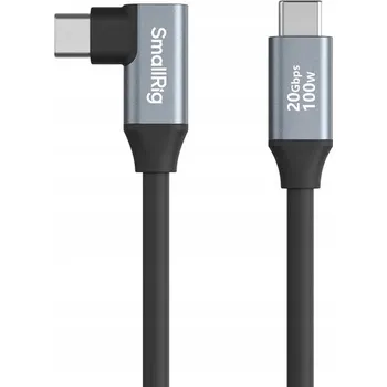 Datový kabel Smallrig 4791 USB-C datový kabel (rovný) na USB-C (zahnutý) 60 cm