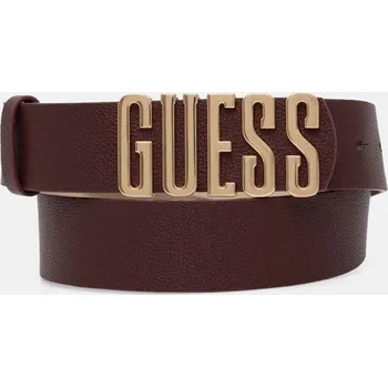 Opasek Pásek Guess MERIDIAN BW9113.P4235 burgundské 93X, vel. S