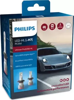 PHILIPS Žárovka dálkového světlometu Ultinon Pro9200 LED-HL PHI 11972U92X2