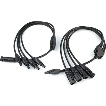solární kabel Solární rozbočovací kabely Sunpulse SMC4-4Y (1pár) k fotovoltaickým panelům (MC4 T 1 na 4)