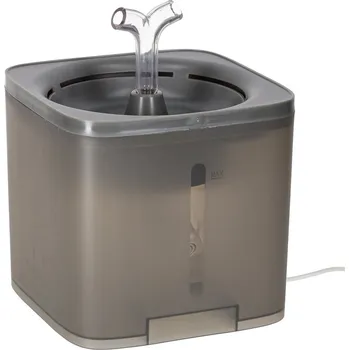 Miska pro psa KIK KX2981 Fontána pro domácí mazlíčky 2000 ml, USB, šedá