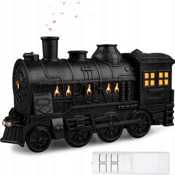 Aroma difuzér ZVLHČOVAČ MLHY S DÁLKOVÝM OVLÁDÁNÍM DIFUZÉR VŮNÍ VINTAGE TRAIN S DÁLKOVÝM OVLÁDÁNÍM