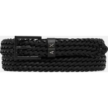 Opasek Kožený pásek Armani Exchange pánský, černá barva, XM001699 AF17391 XM001699.AF17391 99X, vel. 85