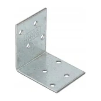 Tesařské kování KM17 MONTOVÁNÍ ÚHELNÍK TESAŘSKÝ SPOJOVACÍ PRVEK 52x52x40 POZINK 10 Ks DOMAX