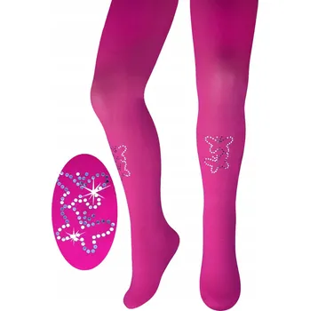 Dívčí oblečení Milusie dětské punčocháče , fialové polyamidové, velikost 110