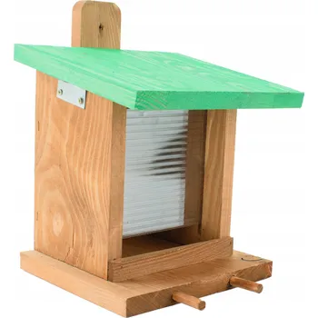 Krmítko pro ptáka KRMÍTKO FRANEK DOMEČEK PRO PTÁKY PŘÍRODNÍ DŘEVĚNÉ