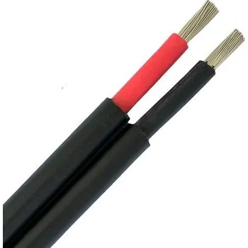 solární kabel Solární kabel MHPower H1Z2Z2-K 2x 10mm2, 1500V, černý, dvojitý, 100m balení