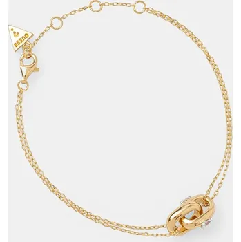 Náramek Stříbrný náramek Guess JSBB04.555JW zlatá 10Y, vel. L