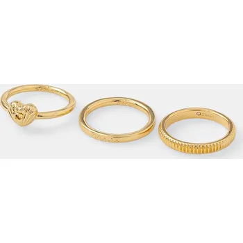 Prsten Prstýnek Coach 3-pack 37527627GLD710 zlatá GLD, vel. 8
