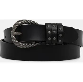 Opasek Kožený pásek Pepe Jeans HALSEY BELT PL020856 černá 99X, vel. S