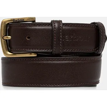Opasek Kožený pásek Barbour MAC0482 hnědá 89X, vel. L