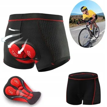 Pánské kraťasy KRAŤASY S 5D GELOVOU VLOŽKOU NA CYKLISTIKU RE L