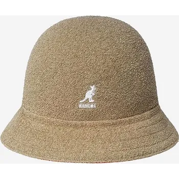 Klobouk Oboustranný klobouk Kangol oranžová barva, K3555.OAT.CHERRY-OAT/CHERRY 22X, vel. L