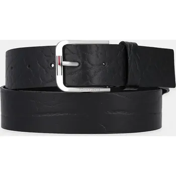 Opasek Kožený pásek Tommy Jeans AM0AM13413 černá 99X, vel. 85
