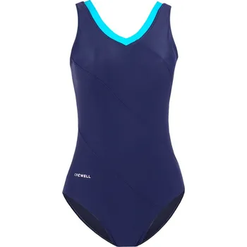 Dámské plavky Crowell Dámské plavky Angie, tmavě modrá/modrá - Velikost 42