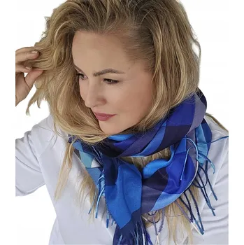 Obraz Agrafka šála modrá 175 cm - dámská