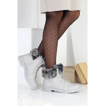 Dámská obuv Cathay moda Farmářky s kožíškem 3115-5L.G Velikost: 38