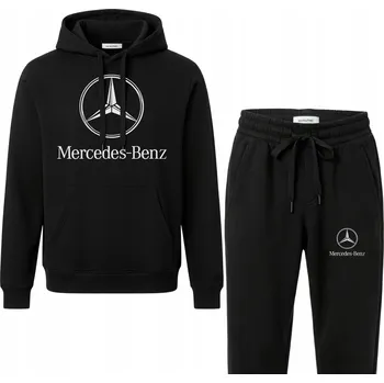 Pánská mikina Souprava MERCEDES BENZ MIKINA + TEPLÁKY s potiskem dárek 3XL