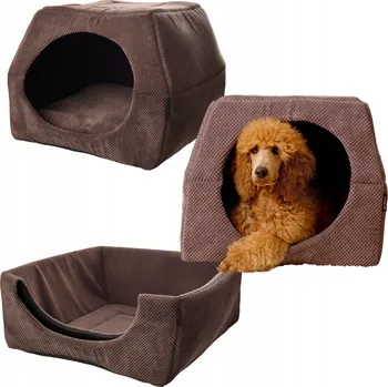 Pelíšek pro psa Pelíšek pro psy Amibelle černý 55 cm x 55 cm