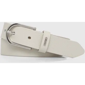 Opasek Kožený pásek HUGO Zoey-C_Sz25 50516558 béžová 01X, vel. 95