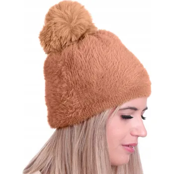 Čepice Zimní čepice Hagne hnědá, univerzální velikost