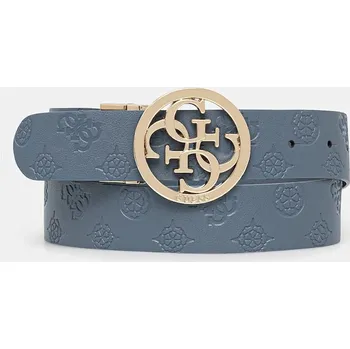 Opasek Pásek Guess PHOEBE dámský, modrá barva, BW9253 P5335 BW9253.P5335 55X, vel. L