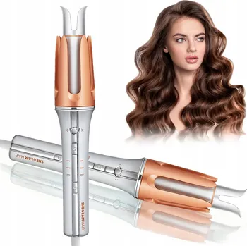 Kulma AUTOMATICKÁ KULMA NA VLASY S OTOČNOU HLAVICÍ, KERAMICKÁ SADA PRO ÚPRAVU VLASŮ