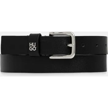Módní doplněk Kožený pásek HUGO Tina_HU-GO 50552777 černá 99X, vel. 80