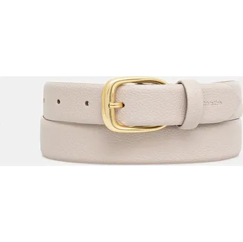 Opasek Kožený pásek Calvin Klein LV04F7023G béžová 02X, vel. 75