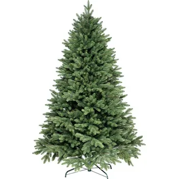 Vánoční stromek Piskáček Praha Stromek vánoční jedle 3D 100% v.160cm, kovový stojan zelený 160 cm