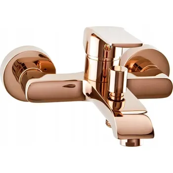 Vodovodní baterie Jednopáková nástěnná vanová a sprchová baterie Valvex Aurora Rose Gold