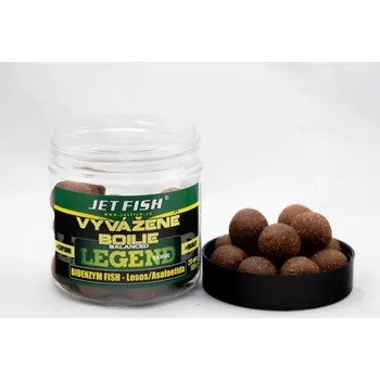 Boilies Vyvážené Boilie Jet Fish Legend Range Bioenzym Fish - Losos / Asa 250ml - 20 mm