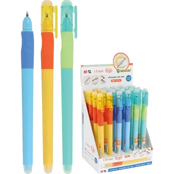 Pero gelové /gumovací M&G iErase Ergo 0,5 mm - modrá náplň