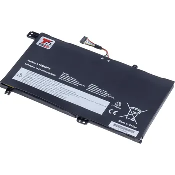 Příslušenství pro notebook Baterie T6 Power pro notebook Lenovo L18L4PF0, Li-Poly, 15,2 V, 4610 mAh (70 Wh), černá
