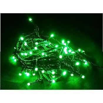 Vánoční dekorace Řetěz MagicHome Orion, 10m, 100xLED zelené, 8 funkcí, 230V, interiér