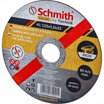 Řezný kotouč Kotouč na řezání nerezové oceli Schmith S41I-01 22,2 x 125 mm