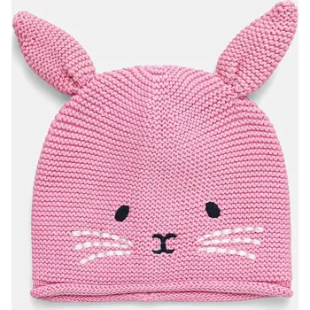 Čepice Dětská bavlněná čepice United Colors of Benetton růžová barva, 6OOCAA00D 6OOCAA00D.W.Seasonal 30X, vel. 40