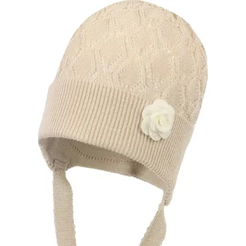 Čepice Dětská čepice Jamiks GALI GALI.ba.Na.glo.JWH066.G béžová 80X, vel. 38