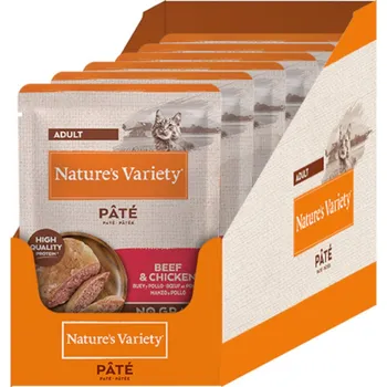 Krmivo pro psa 24x70g Nature's Variety Original Paté No Grain - hovězí a kuřecí