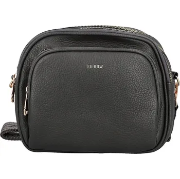 Kabelka Trendy dámská koženková crossbody kabelka Glafira, tmavě šedá