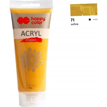 Vodová barva Akrylové barvy Happy Color, vícebarevné, 1 ks, 200 ml