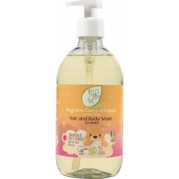 Koupelová pěna Pěna do koupele pro děti na tělo a vlasy Pierpaoli Biocontè Baby 500 ml