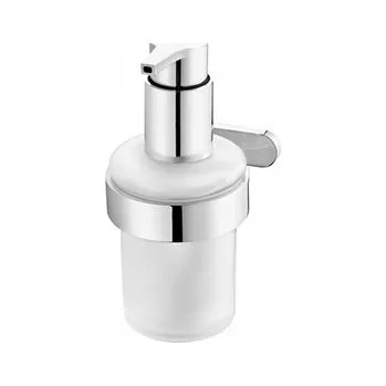 Obraz Nástěnný ruční dávkovač Bisk 250 ml stříbrný