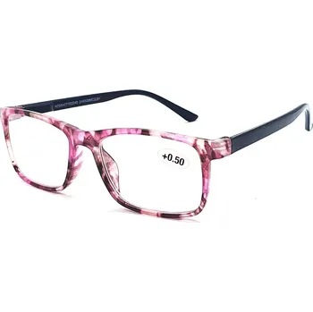 Brýle na čtení IDENTITY Dioptrické brýle MC2291 +4,00 pink flex
