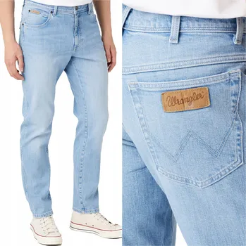 Wrangler TEXAS TAPER MODRÉ DŽÍNY KALHOTY 36/34